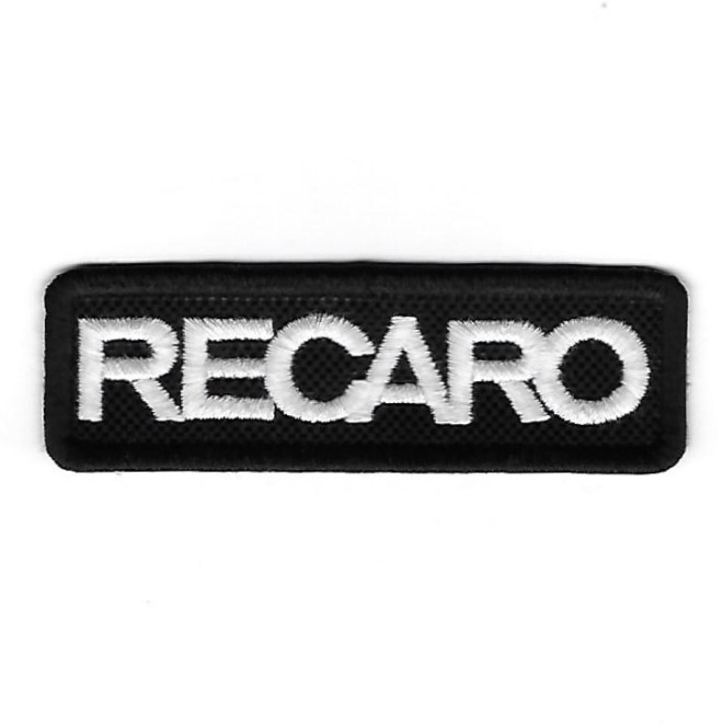 3691 Badge - Parche bordado de coser 82mmX26mm RECARO