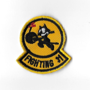 3701 Badge - Parche bordado de coser 56mmX53mm FELIX EL GATO - FIGHTING 31