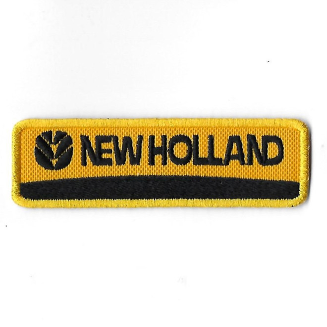 3703 Badge - Parche bordado de coser 100mmX30mm NEW HOLLAND