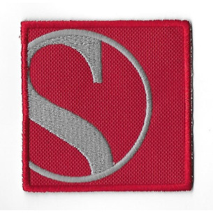 0256 Embroidered Badge - Patch Sew On 75mmX75mm SAUBER