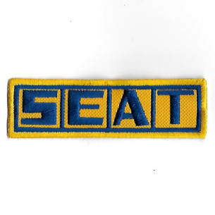 3706 Patch - badge emblema bordado para coser 100mmX30mm SEAT
