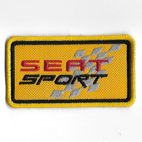 3707 Badge - Parche bordado de coser 82mmX46mm SEAT SPORT