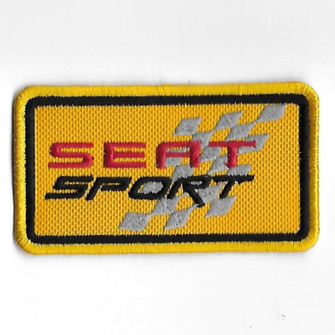 3707 Badge - Parche bordado de coser 82mmX46mm SEAT SPORT
