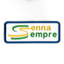 3711 Patch - badge emblema bordado para coser 100mmX40mm AYRTON SENNA SEMPRE