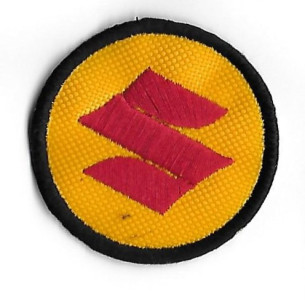 3717 Patch - badge emblema bordado para coser 50mmX50mm SUZUKI