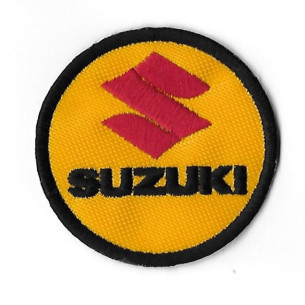 3718 Badge à coudre - Patch écusson brodé 65mmX65mm SUZUKI