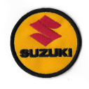 3718 Embroidered Badge - Patch Sew On 65mmX65mm SUZUKI