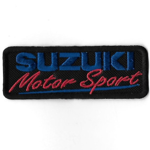 3722 Badge - Parche bordado de coser 97mmX35mm SUZUKI MOTOR SPORT