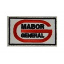 Embroidered patch 9x5 MABOR GENERAL