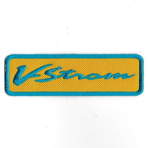 3724 Badge - Parche bordado de coser 100mmX30mm  SUZUKI V STORM