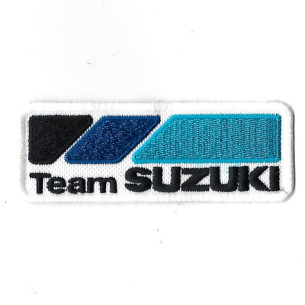 3727 Badge - Parche bordado de coser 97mmX35mm TEAM SUZUKI