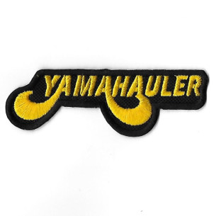 3738 Patch - badge emblema bordado para coser 100mmX33mm YAMAHA YAMAHAULER