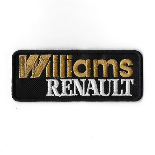 3741 Badge - Parche bordado de coser 100mmX40mm WILLIAMS RENAULT  F1 RACING TEAM