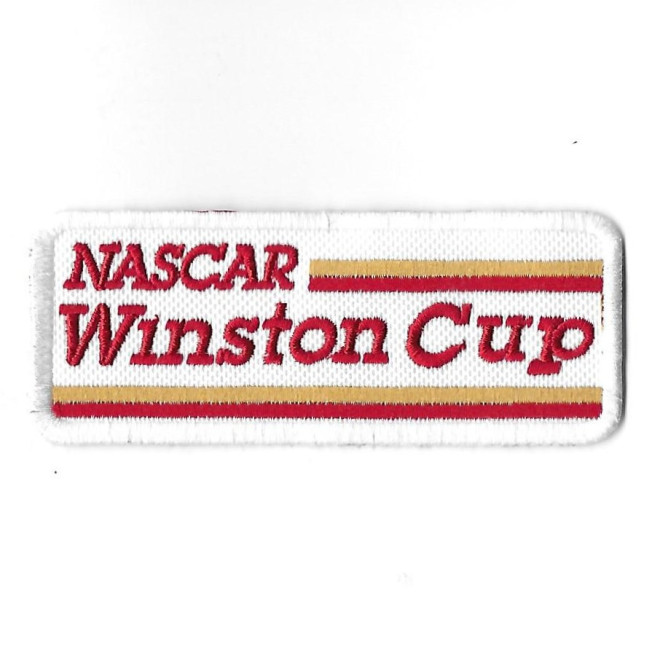 3744 Embroidered Badge - Patch Sew On 100mmX40mm NASCAR WINSTON CUP
