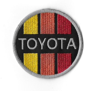 3746 Patch - badge emblema bordado para coser 70mmX70mm TOYOTA