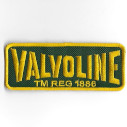 3749 Badge - Parche bordado de coser 100mmX40mm VALVOLINE