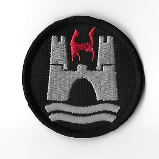 3754 Embroidered Badge - Patch Sew On 55mmX55mm WOLFSBURG VW VOLKSWAGEN
