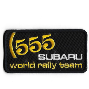 3760 Badge à coudre - Patch écusson brodé 96mmX51mm SUBARU 555 WORLD RALLY TEAM
