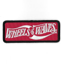 3767 Embroidered  patch 100mmX40mm WHEELS & WAVES BIARRITZ