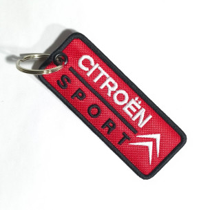 3769 porte clé 100mmX40mm CITROEN SPORT