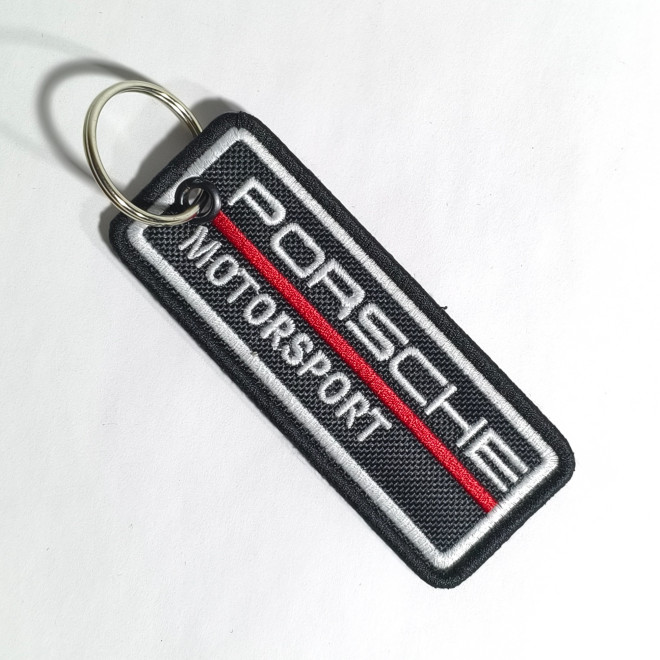 3774 porte clé 100mmX40mm  PORSCHE MOTORSPORT