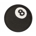 Embroidered patch 7x7 8 BALL EIGHT
