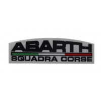 Embroidered patch 22X7 ABARTH ITALY SQUADRA CORSE