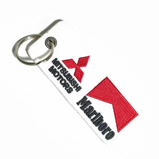 3808 llavero 100mmX40mm MITSUBISHI MOTORS MARLBORO