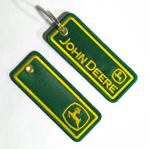 3818 porte-clé 100mmX40mm JOHN DEERE