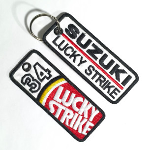 3824 porta chaves 100mmX40mm SUZUKI TEAM LUCKY STRIKE 34 KEVIN SCHWANTZ