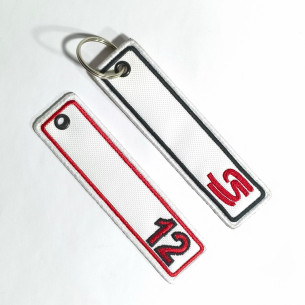 3831 keyring 125mmX33mm AYRTON SENNA 12 MCLAREN HONDA mc laren