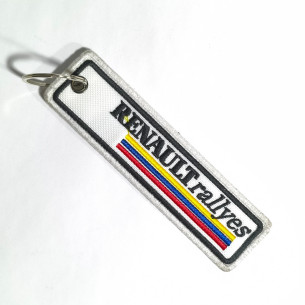3832 porta chaves 125mmX33mm RENAULT RALLYES