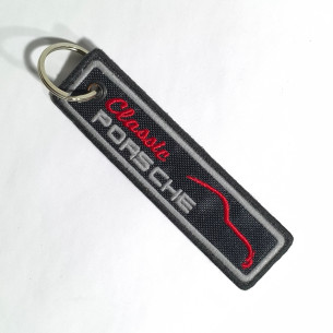 3834 llavero 125mmX33mm PORSCHE CLASSIC