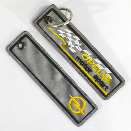 3841 porte-clé 125mmX33mm OPEL MOTORSPORT