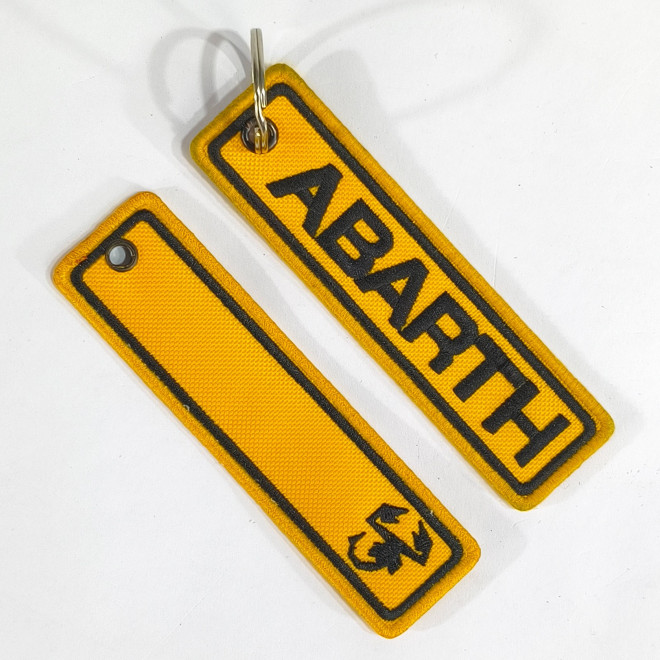 3851 llavero 125mmX33mm ABARTH