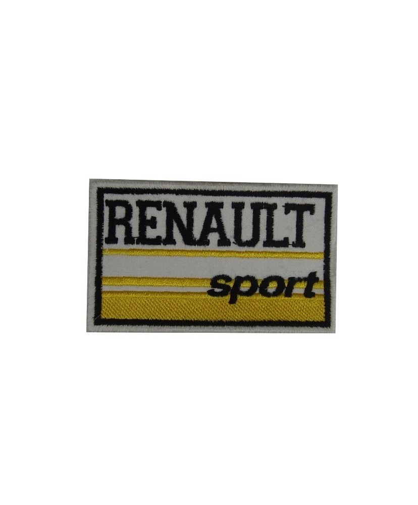 Patch emblema bordado 10x6 Renault Sport