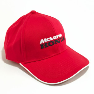 3864 CASQUETTE MCLAREN HONDA ADULTE 6 PANNEAUX mc laren