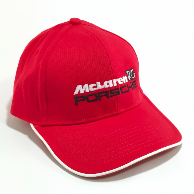 3865 TAG MCLAREN PORSCHE RACING TEAM  ADULT 6 PANELS CAP mc laren