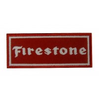 Embroidered patch 10x4 FIRESTONE