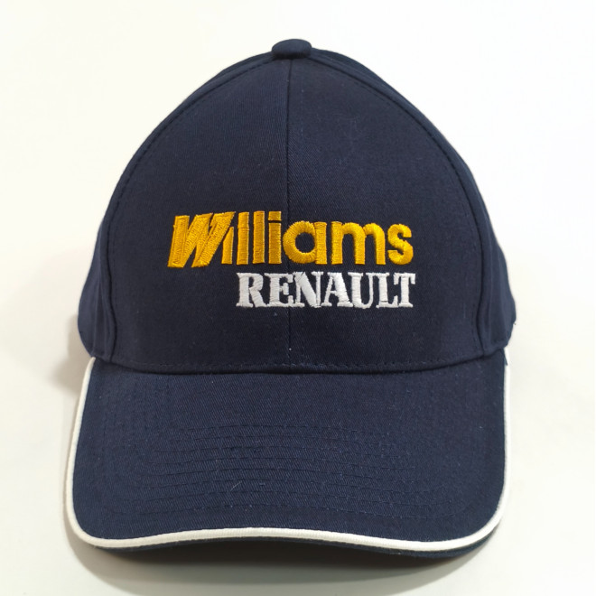 3880 CASQUETTE WILLIAMS RENAULT ADULTE 6 PANNEAUX