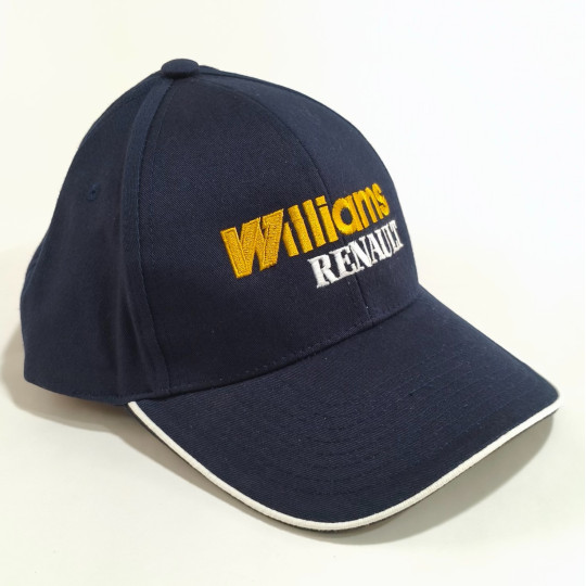 3880 CASQUETTE WILLIAMS RENAULT ADULTE 6 PANNEAUX