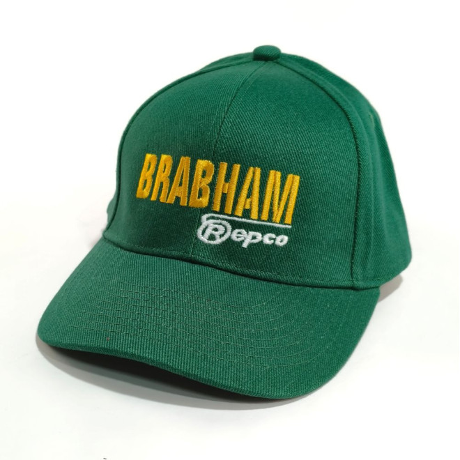 3883 CASQUETTE BRABHAM REPCO ADULTE 6 PANNEAUX
