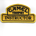 3590 Badge - Parche bordado de coser 125mmX69mm CAMEL TROPHY - INSTRUCTOR