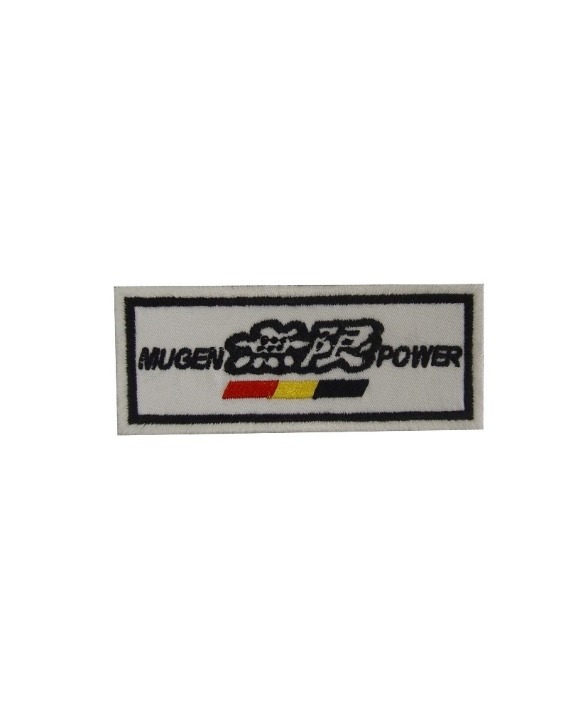 0778 Embroidered Badge - Patch Sew On 100mmX40mm MUGEN POWER HONDA