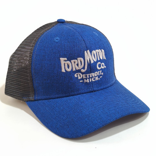 3894 BONÉ FORD MOTOR CO. RETRO TRUCKER ADULTO 6 PAINÉIS yupoong classics
