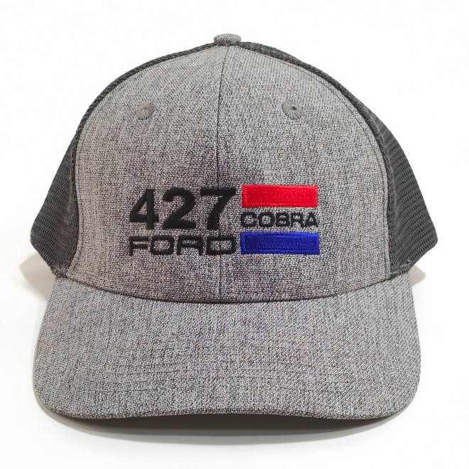 3897 BONÉ FORD COBRA 427 RETRO TRUCKER ADULTO 6 PAINÉIS yupoong classics