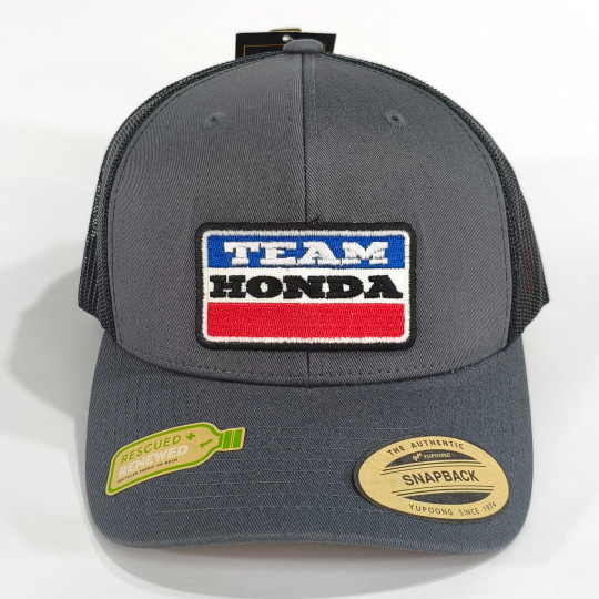 3901 CASQUETTE TEAM HONDA RETRO TRUCKER ADULTE 6 PANNEAUX yupoong classics