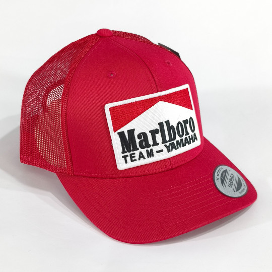 3907 GORRA  MARLBORO TEAM YAMAHA RETRO TRUCKER 6 PANELES ADULTO yupoong classics