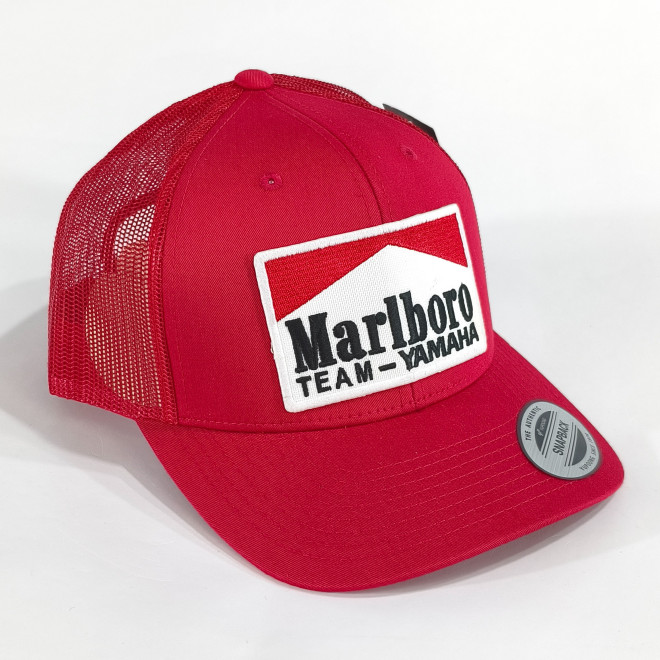 3907 CASQUETTE MARLBORO TEAM YAMAHA RETRO TRUCKER ADULTE 6 PANNEAUX yupoong classics