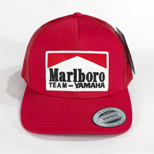 3907 CASQUETTE MARLBORO TEAM YAMAHA RETRO TRUCKER ADULTE 6 PANNEAUX yupoong classics